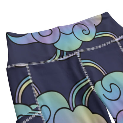 Functional Women's Yoga Leggings With Side Pockets|210GSM
