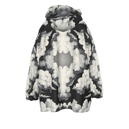 Unisex Kid's Sherpa Fleece Hoodie Blanket