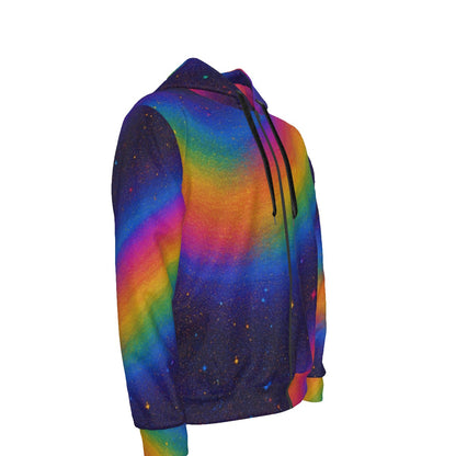 Unisex Zipper Hoodie With Black Lining