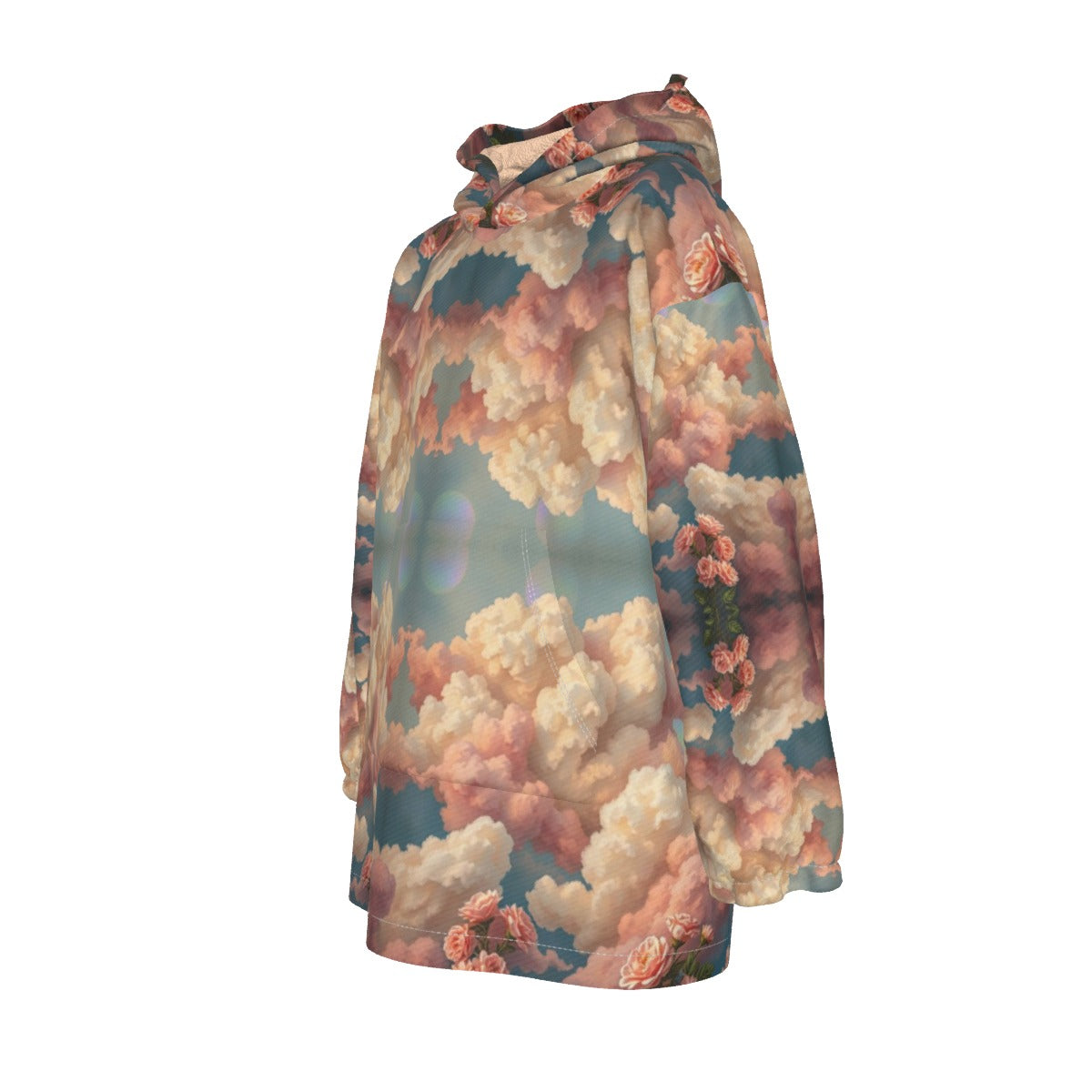 Unisex Kid's Sherpa Fleece Hoodie Blanket