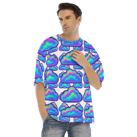 Men's Drop Shoulder T-shirt With Short Sleeve