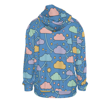 Men's Drop Shoulder Patch Pocket Hoodie