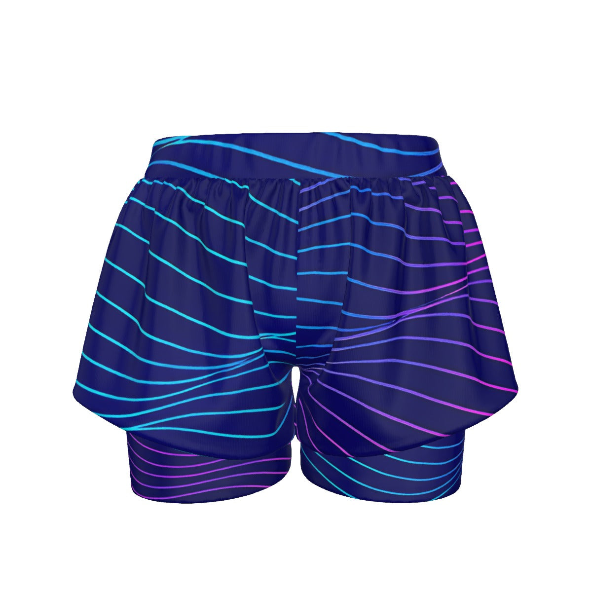 Unisex Sports Lined Shorts