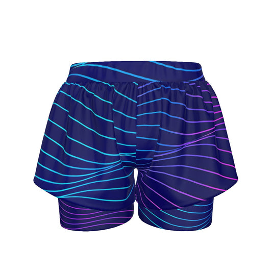 Unisex Sports Lined Shorts