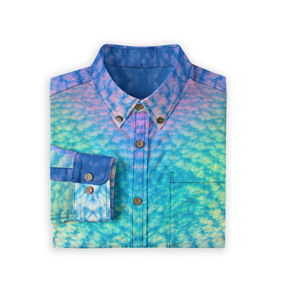 Men's Casual Lapel Long Sleeve Shirt|125GSM Cotton