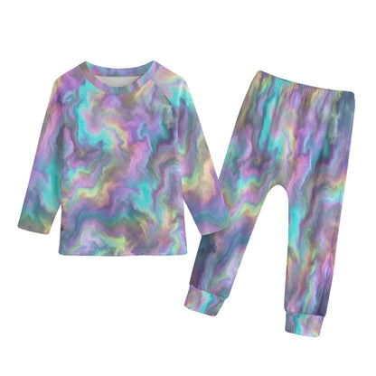 Kid's Knitted Fleece Set