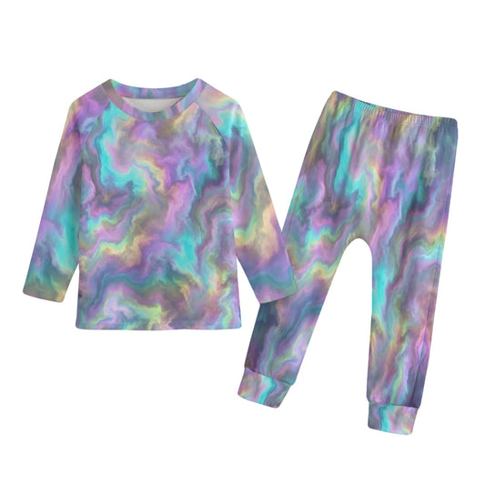 Kid's Knitted Fleece Set