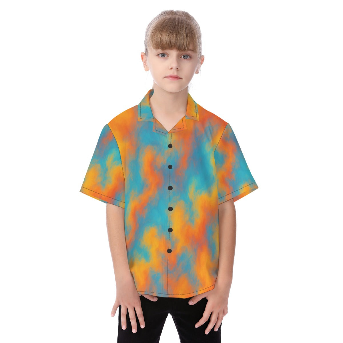 Unisex Kid's Hawaiian Vacation Shirt