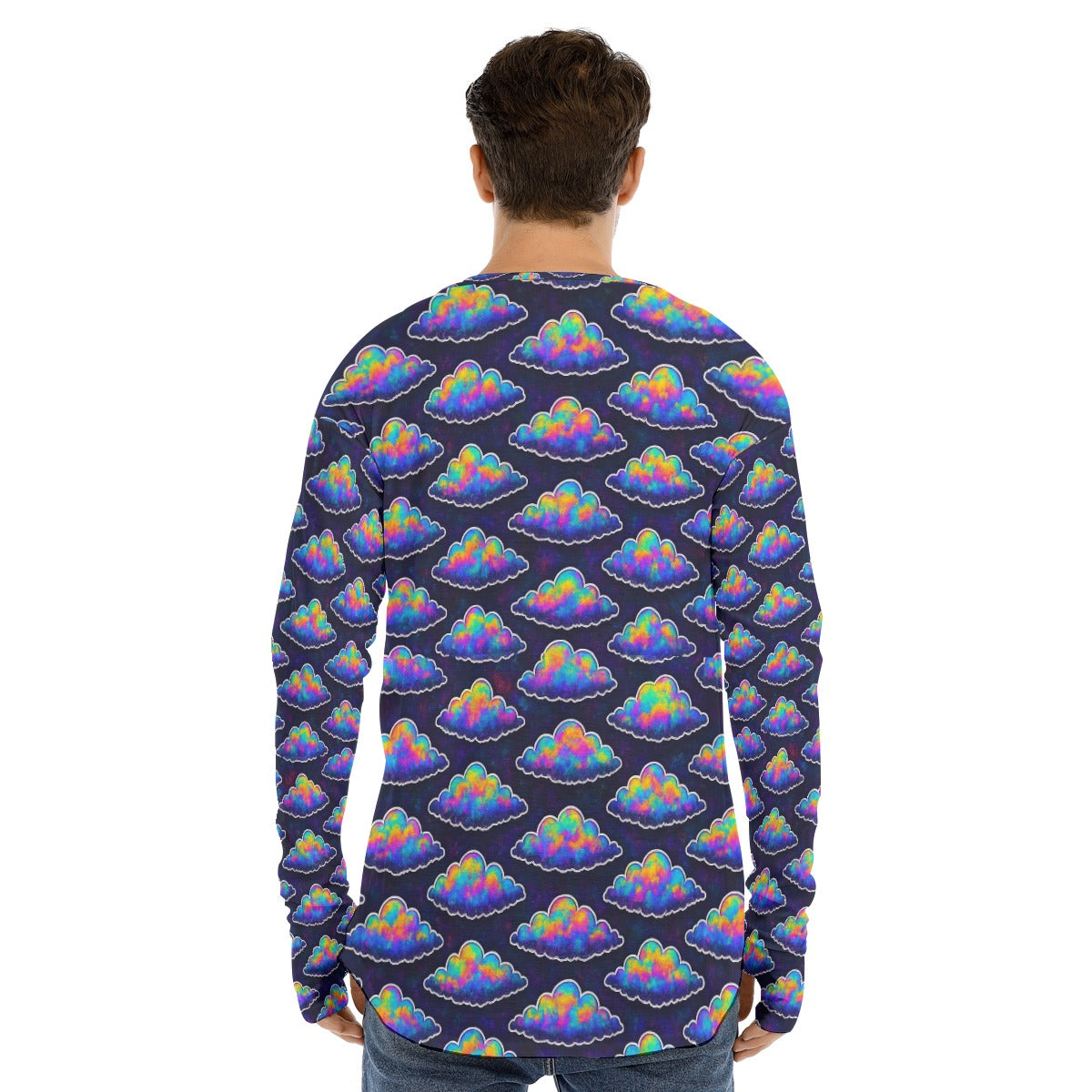 Men's Fingerless Long Sleeve T-shirt