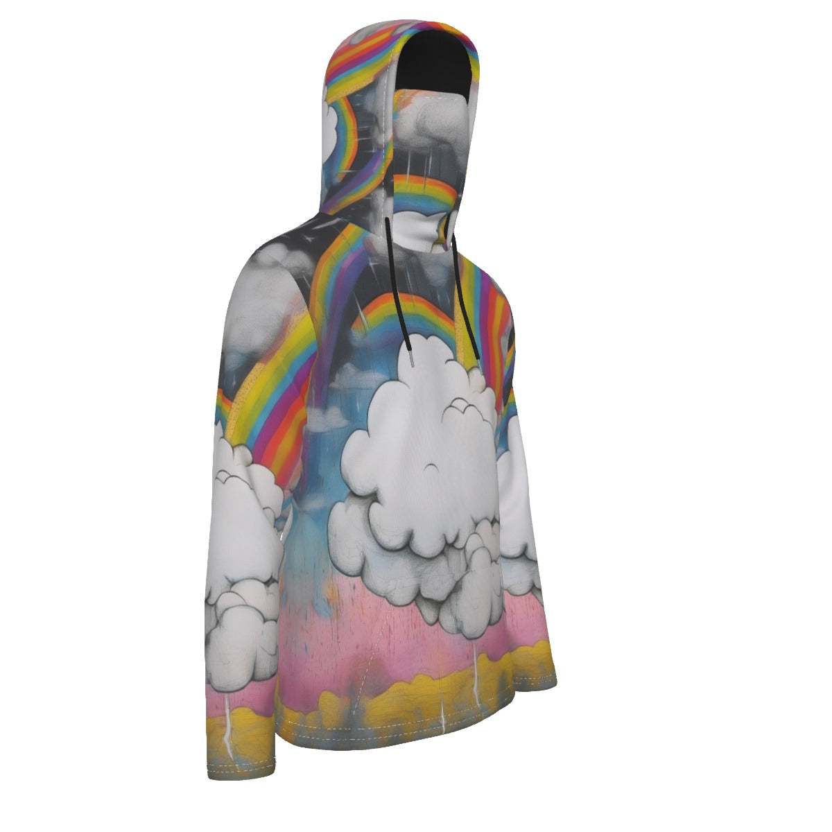 Men's Pullover Hoodie With Mask - view 4