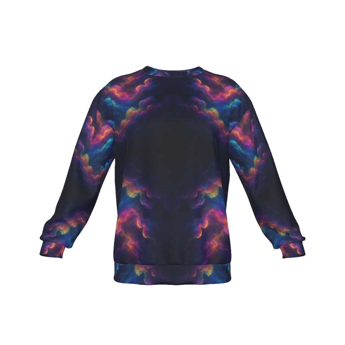Men's Drop Shoulder Round Neck Long-Sleeved Sweatshirt
