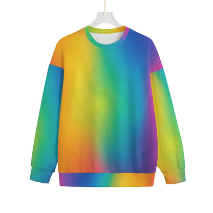 Unisex Drop-shoulder Knitted Fleece Sweater - view 1