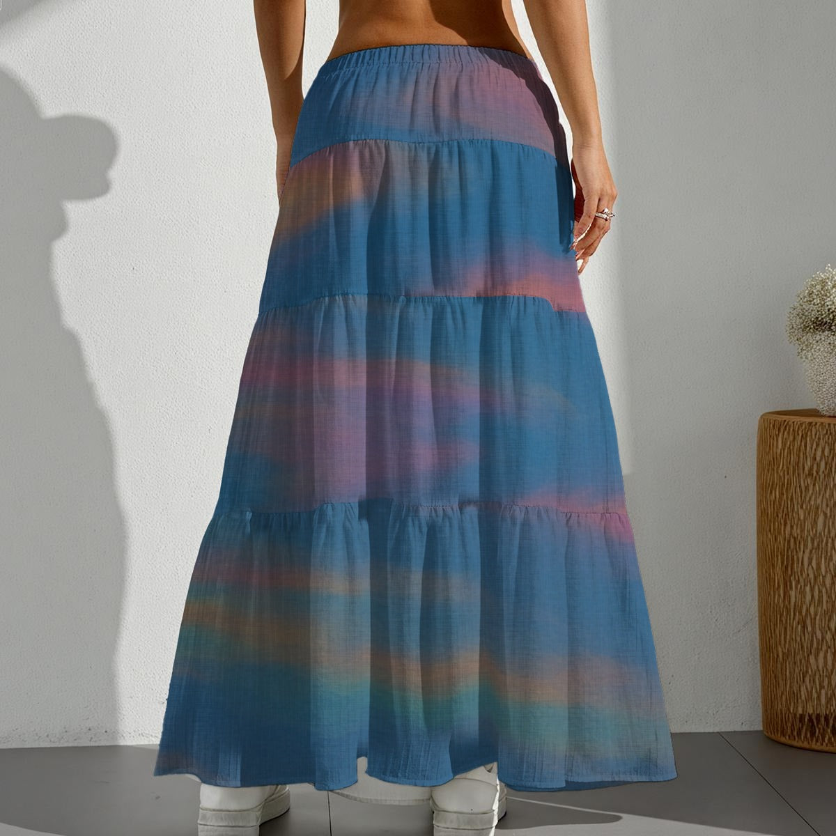 Women's Pleated Long Skirt