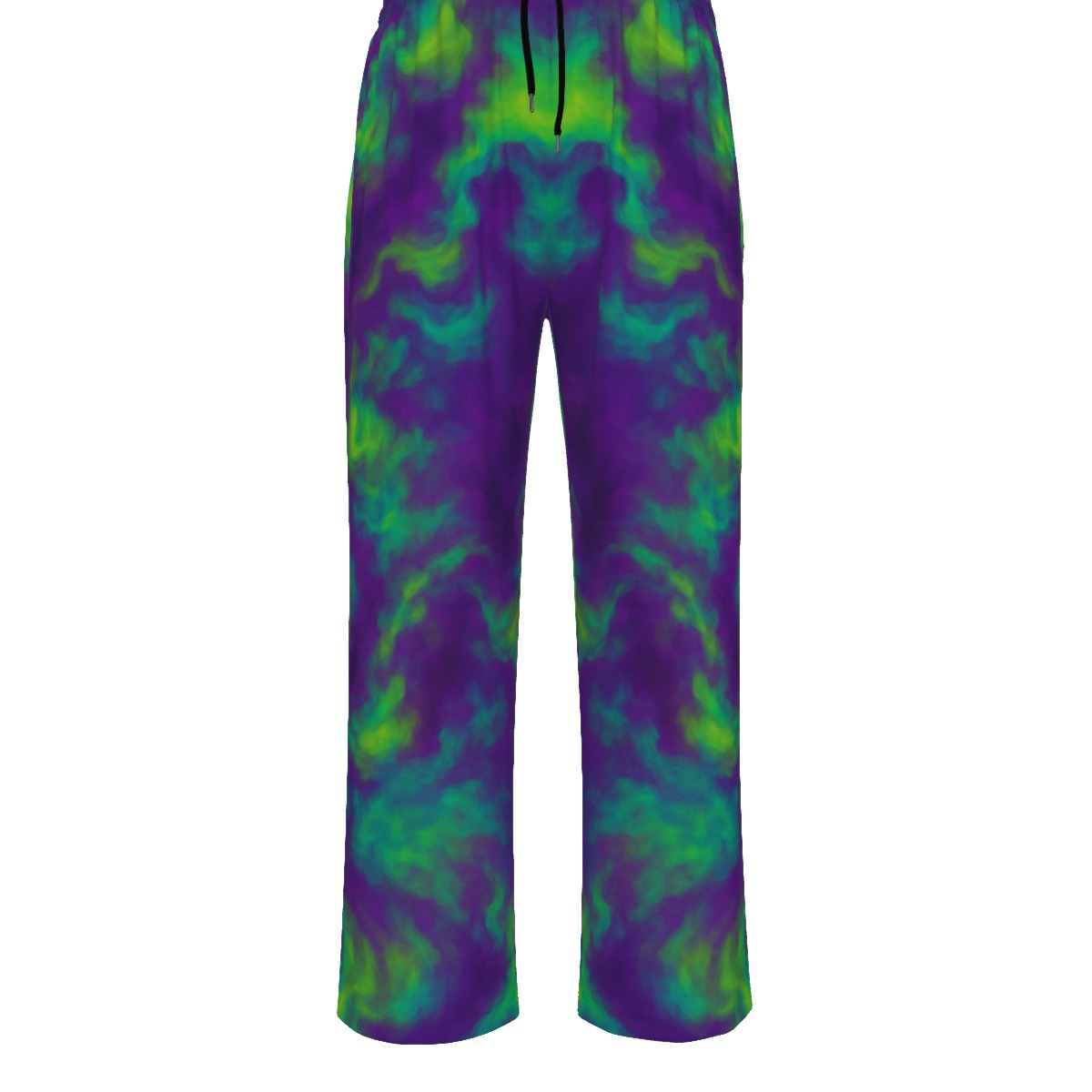 Unisex Knitted Fleece Wide Leg Pants