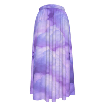 Women's Maxi Chiffon Skirts With Lining