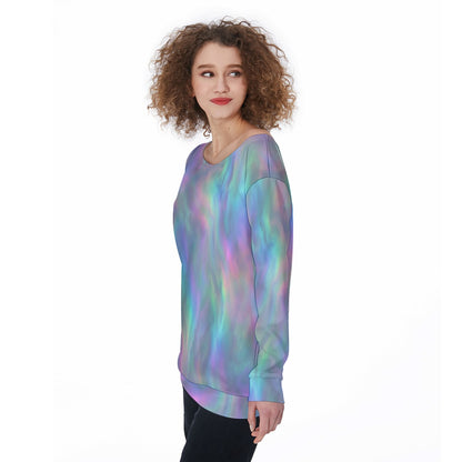 Women's Off-Shoulder Sweatshirt