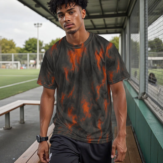 Unisex Drop Shoulder Crew Neck T-Shirt