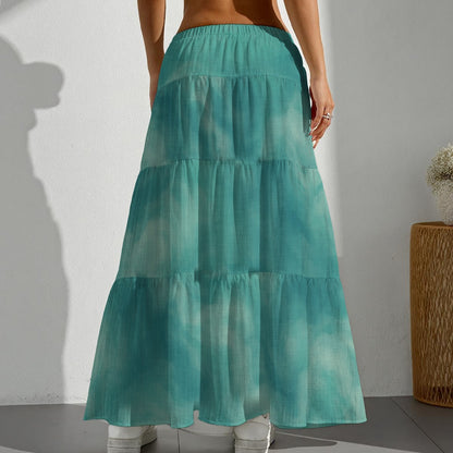 Women's Pleated Long Skirt