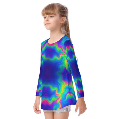 Unisex Kid's Long Sleeve O-neck T-shirt