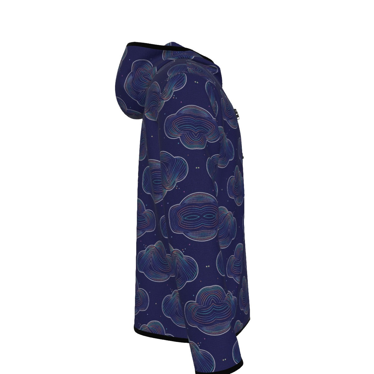 Men's Stylish Hoodie with Thumb Hole Design - view 3