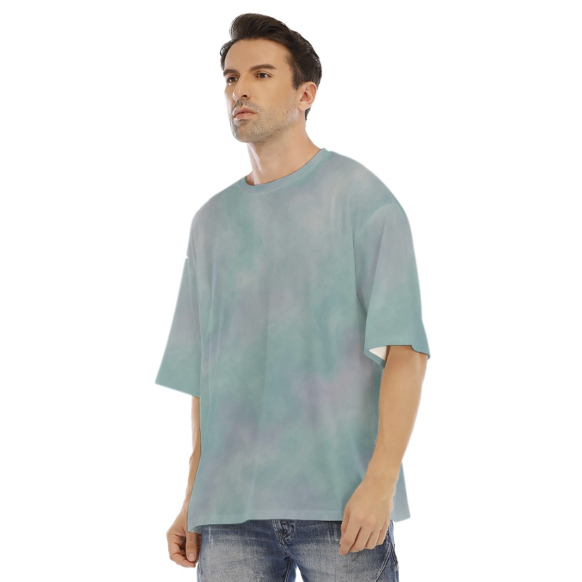 Men's Drop Shoulder T-shirt With Short Sleeve