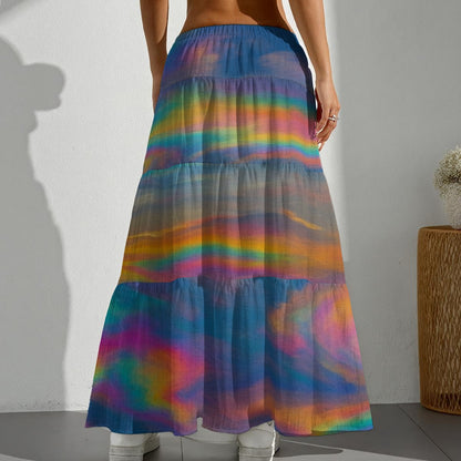 Women's Pleated Long Skirt