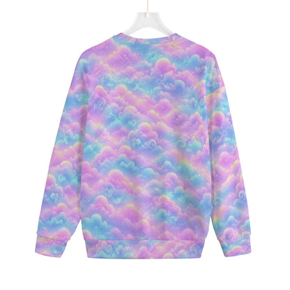 Unisex Drop-shoulder Knitted Fleece Sweater - view 2