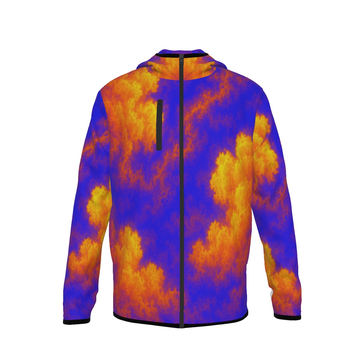 Men's Stylish Hoodie with Thumb Hole Design - view 1