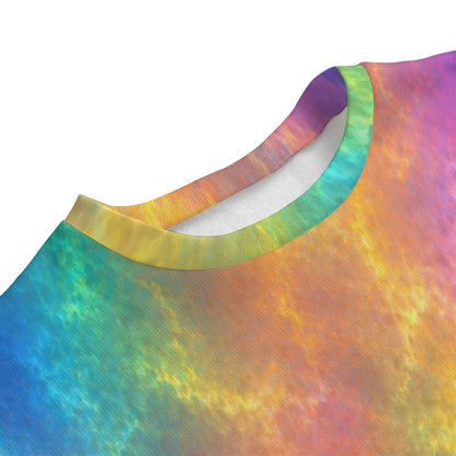 Unisex Drop-shoulder Knitted Fleece Sweater - view 3