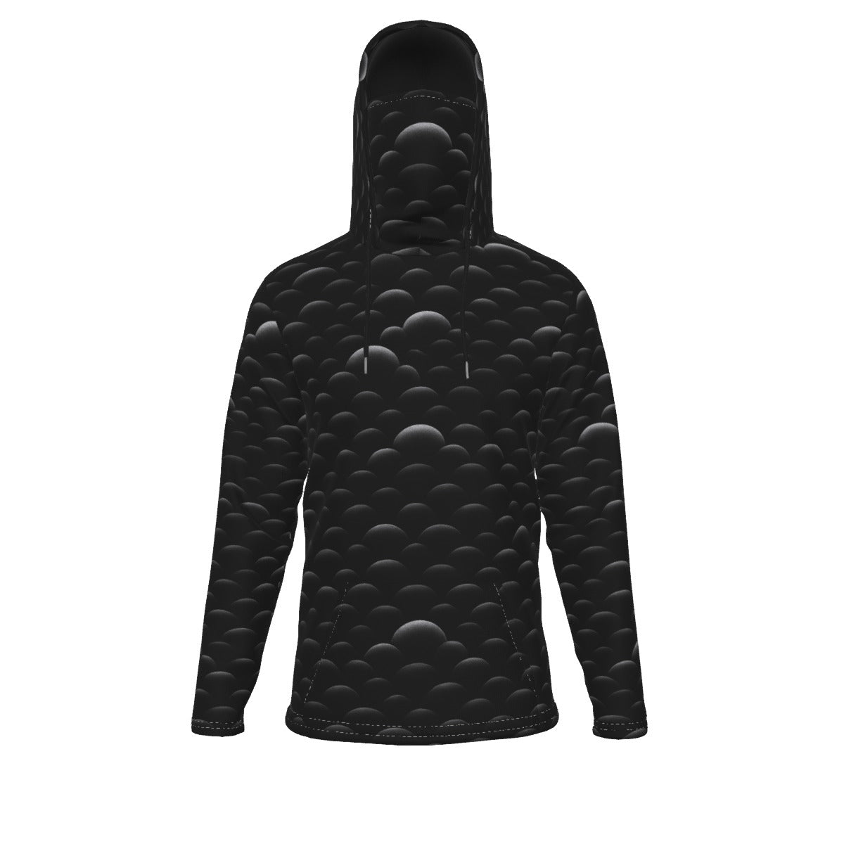 Men's Pullover Hoodie With Mask - view 1