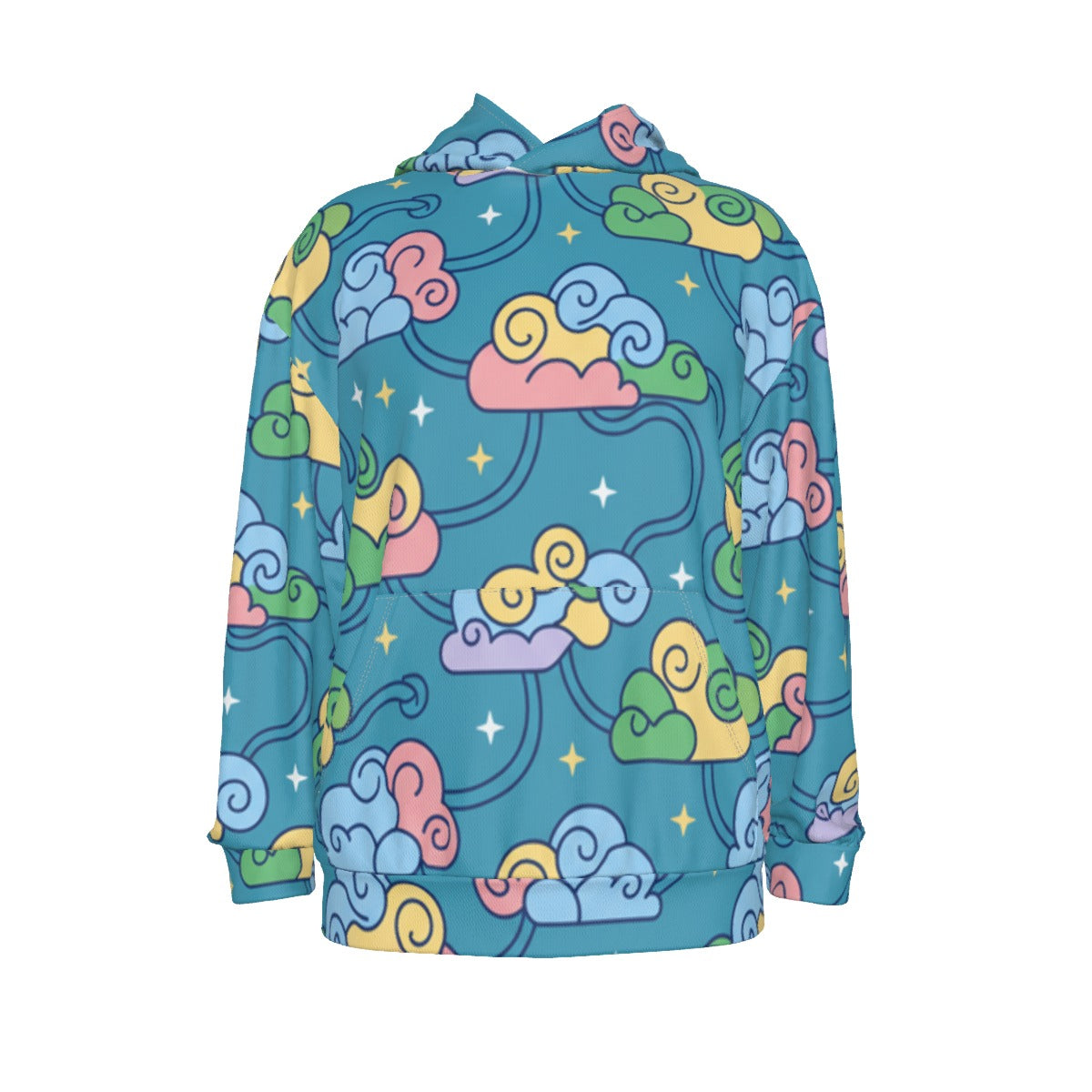 Men's Drop Shoulder Patch Pocket Hoodie