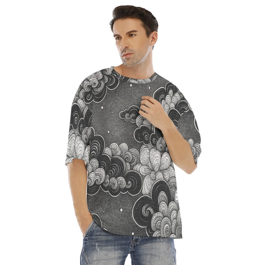 Men's Drop Shoulder T-shirt With Short Sleeve