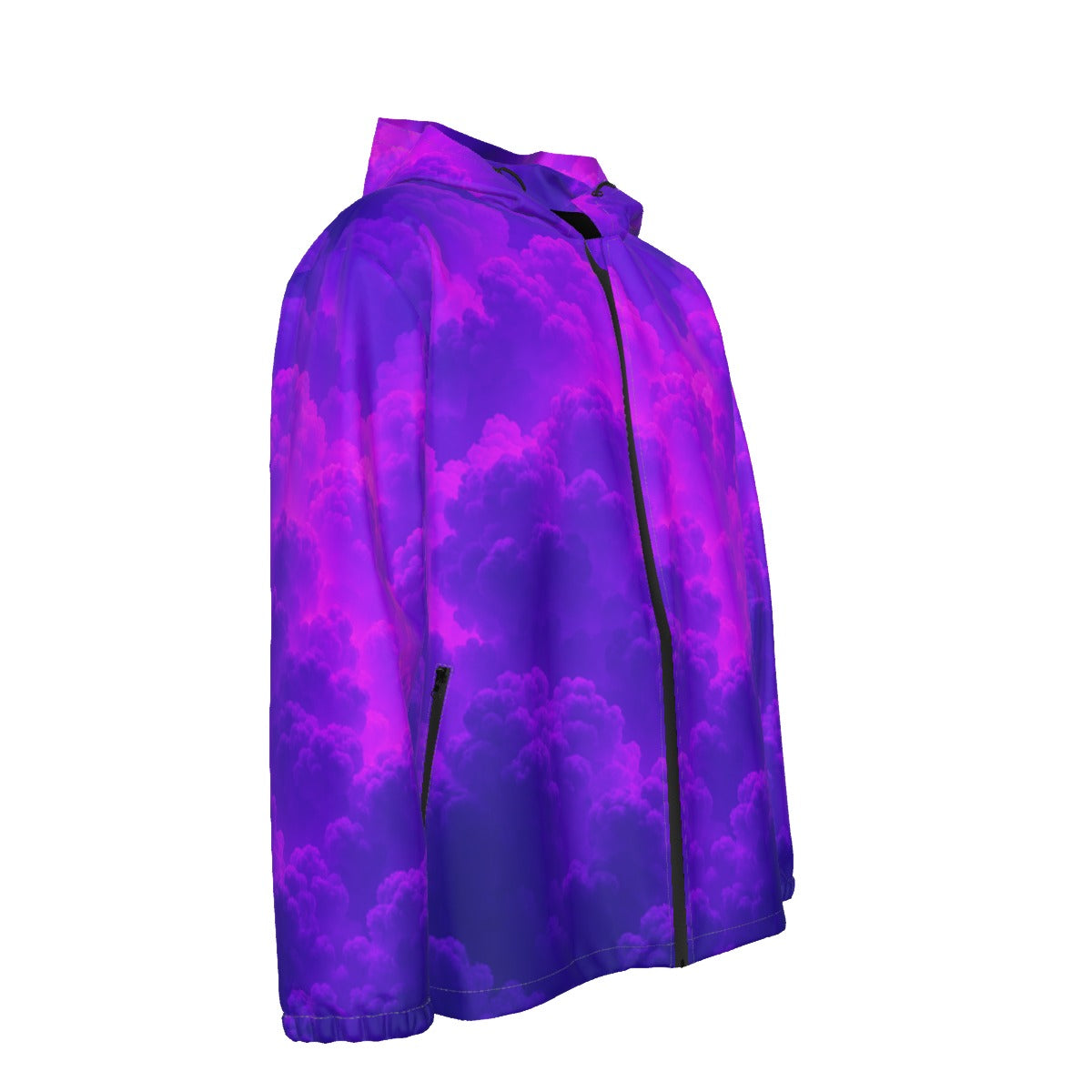 Men's Hooded Zipper Windproof Jacket