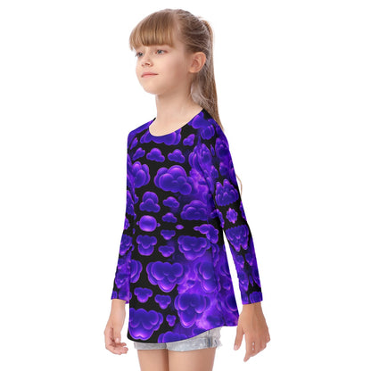 Unisex Kid's Long Sleeve O-neck T-shirt