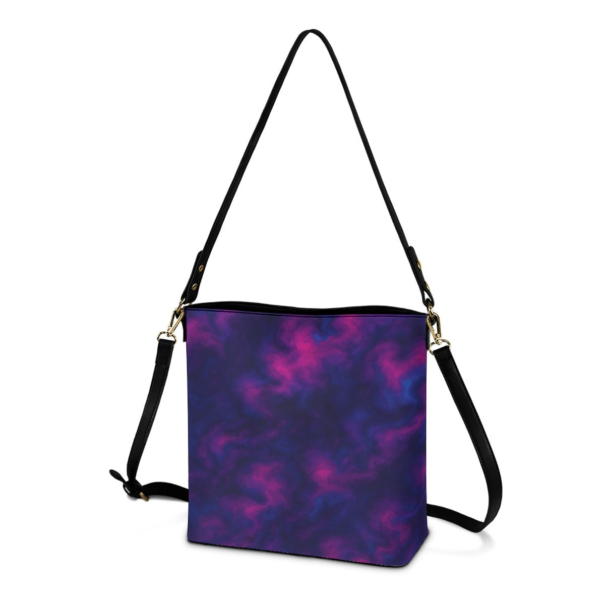 Unisex Minimalist Square Crossbody Bucket Bag