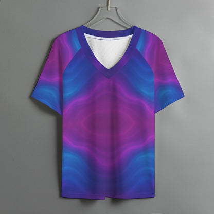 Women's V-neck T-shirt With Short Sleeve