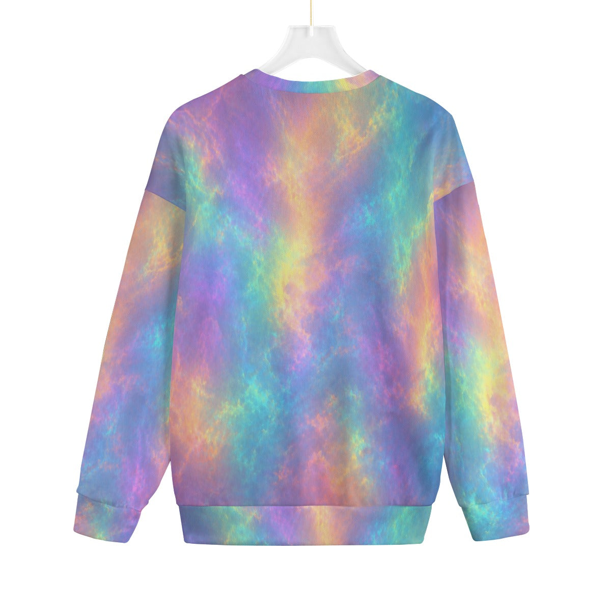 Unisex Drop-shoulder Knitted Fleece Sweater - view 2