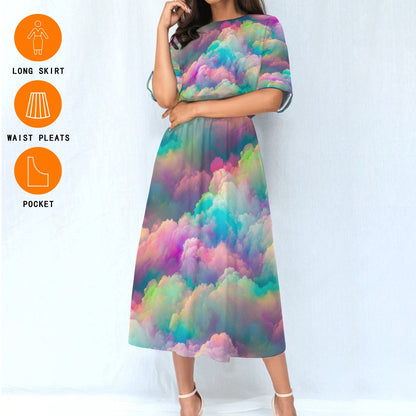Women's Elastic Waist Dress