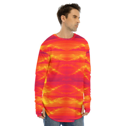 Men's Fingerless Long Sleeve T-shirt