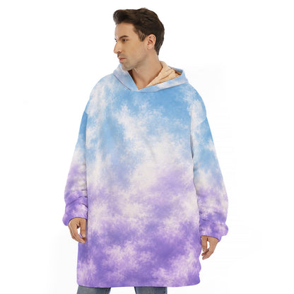 Unisex Sherpa-Fleece Hoodie Blanket - view 1