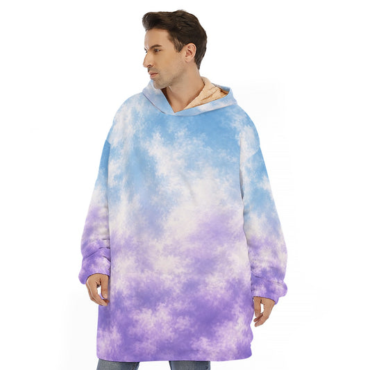 Unisex Sherpa-Fleece Hoodie Blanket - view 1