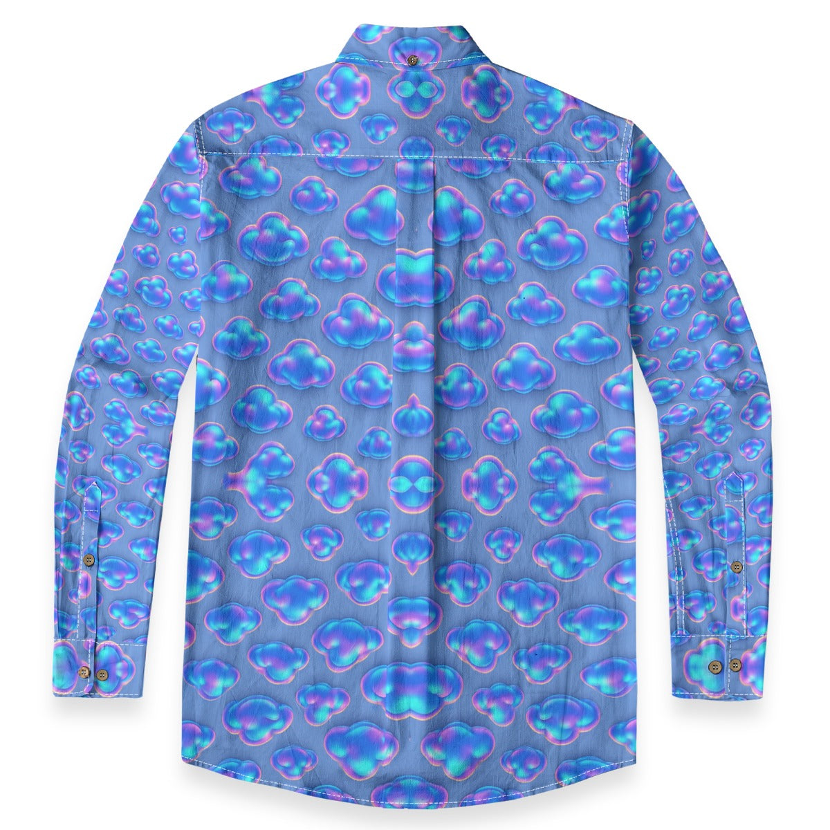 Men's Casual Lapel Long Sleeve Shirt|125GSM Cotton