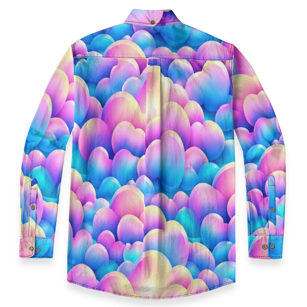 Men's Casual Lapel Long Sleeve Shirt|125GSM Cotton
