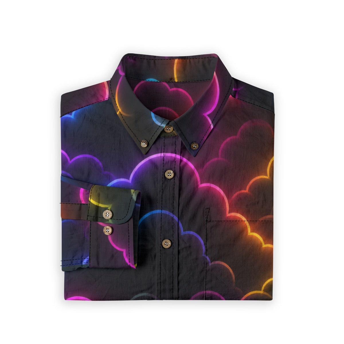 Men's Casual Lapel Long Sleeve Shirt|125GSM Cotton