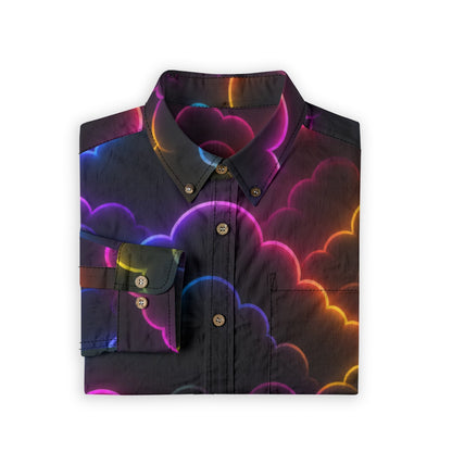 Men's Casual Lapel Long Sleeve Shirt|125GSM Cotton