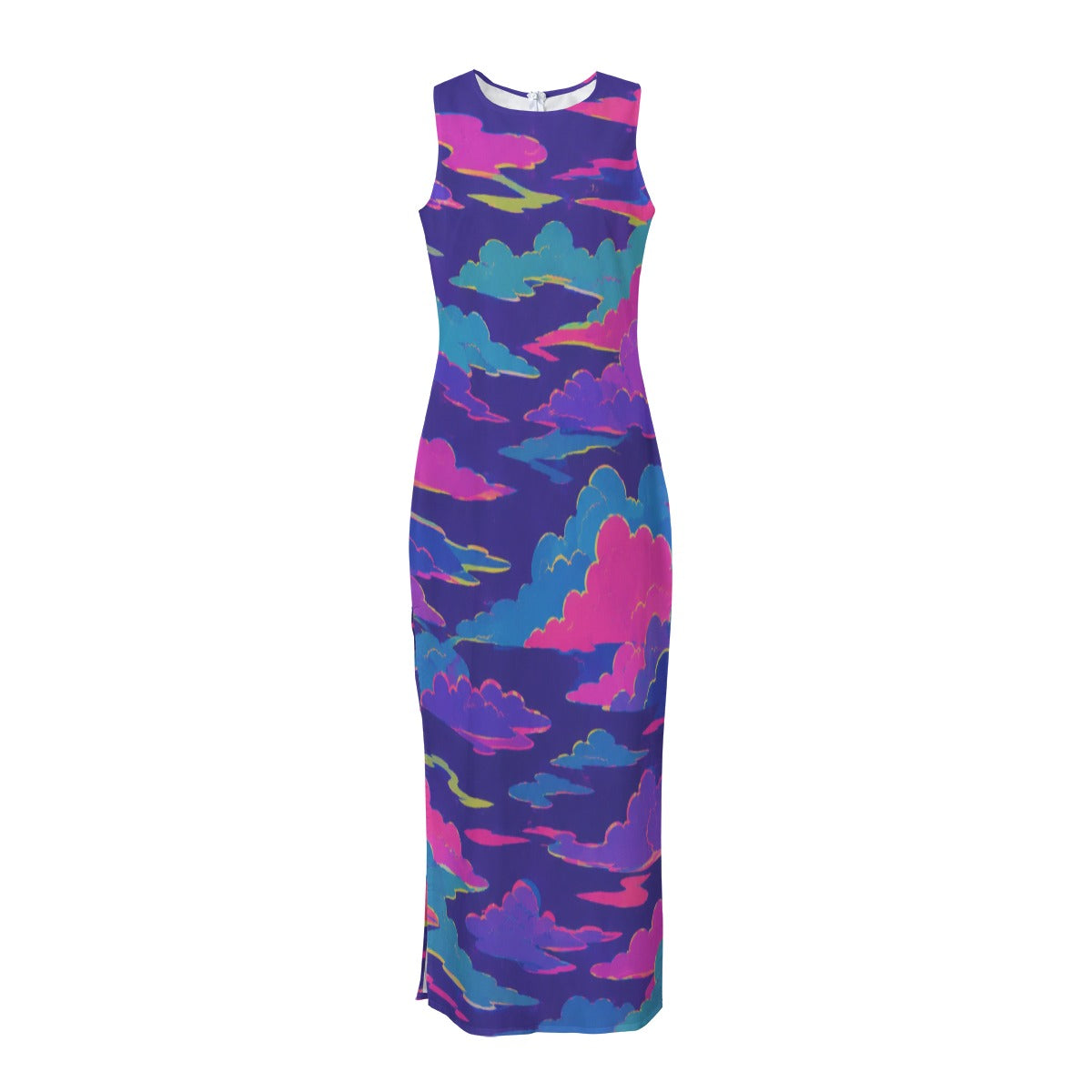 Women's Beach Perspective Chiffon Sleeveless Dress by O’Nimbus