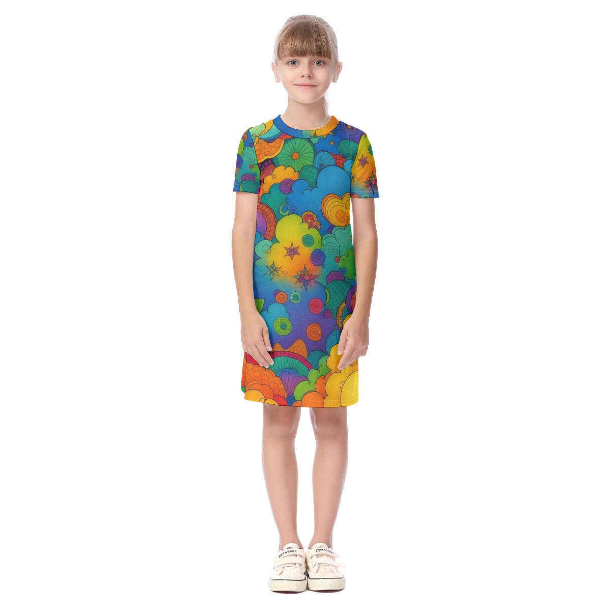 Unisex Kid's Short Sleeve Dress
