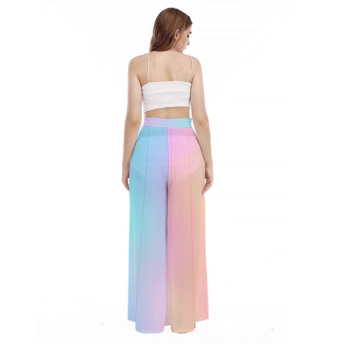 Women's High Waist Wide Leg Trousers