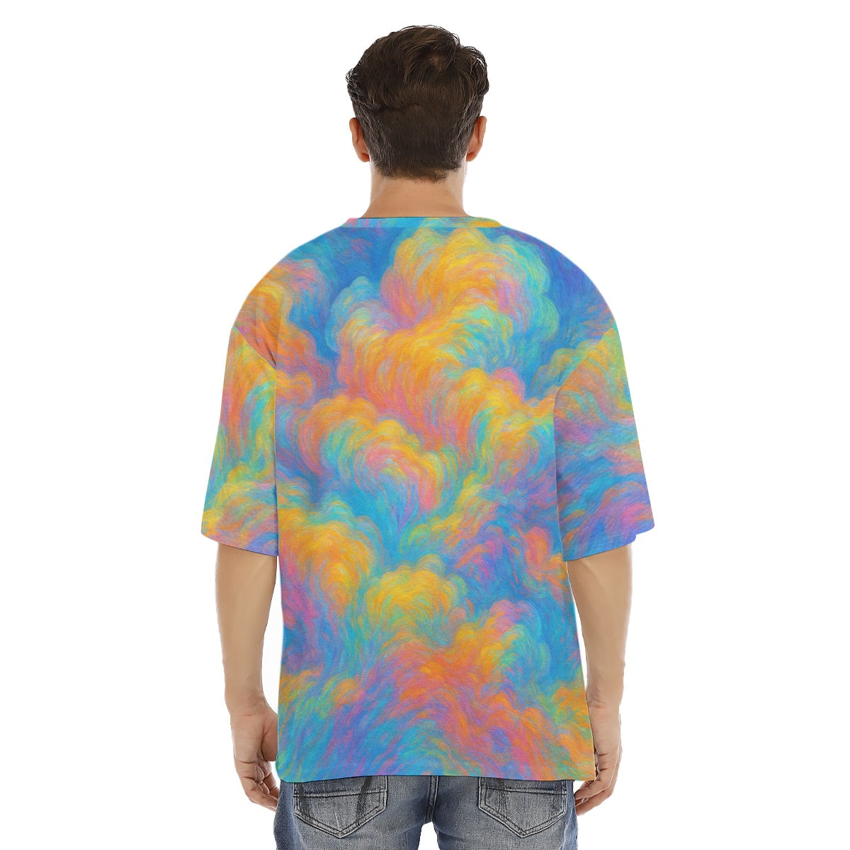 Men's Drop Shoulder T-shirt With Short Sleeve