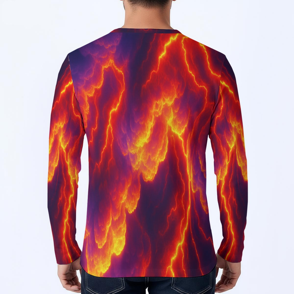 Men's Classic Long-Sleeve Henley Shirt